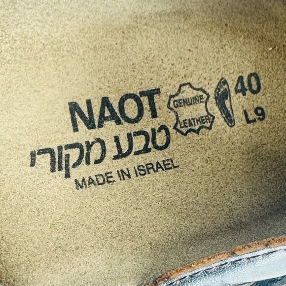 Naot Women's Begonia Mine Brown/Hash Suede Gladiator Sandals Size 40 EU/ 9 US - Picture 11 of 11